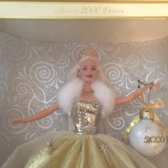 Brand ~ Mattel Barbie  Color ~ Gold, Silver and White - Picture 3 of 9
